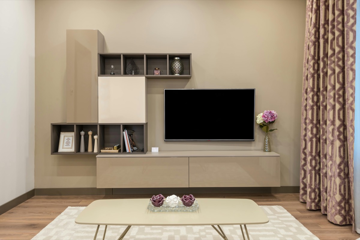 Custom living space joinery