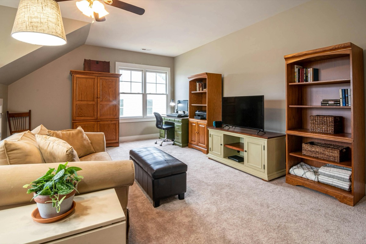 Custom living space joinery