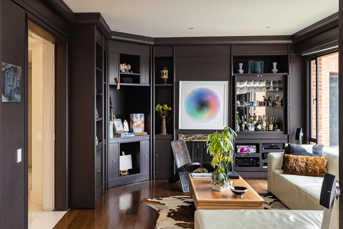 Custom living space joinery